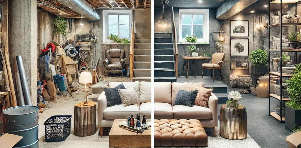 Transform Your Basement: 10 Stunning Before & After Basement ...